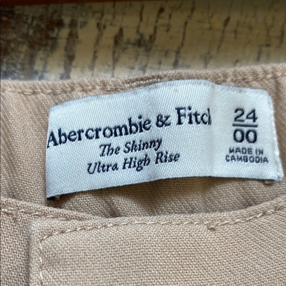 Abercrombie & Fitch Tan Chinos Classic Cotton Blend - Picture 5 of 9